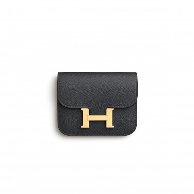 HERMES MASRER  CONSTANCE SLIM WALLET EPSOM H082060CC89(12.4*10.2*3cm)